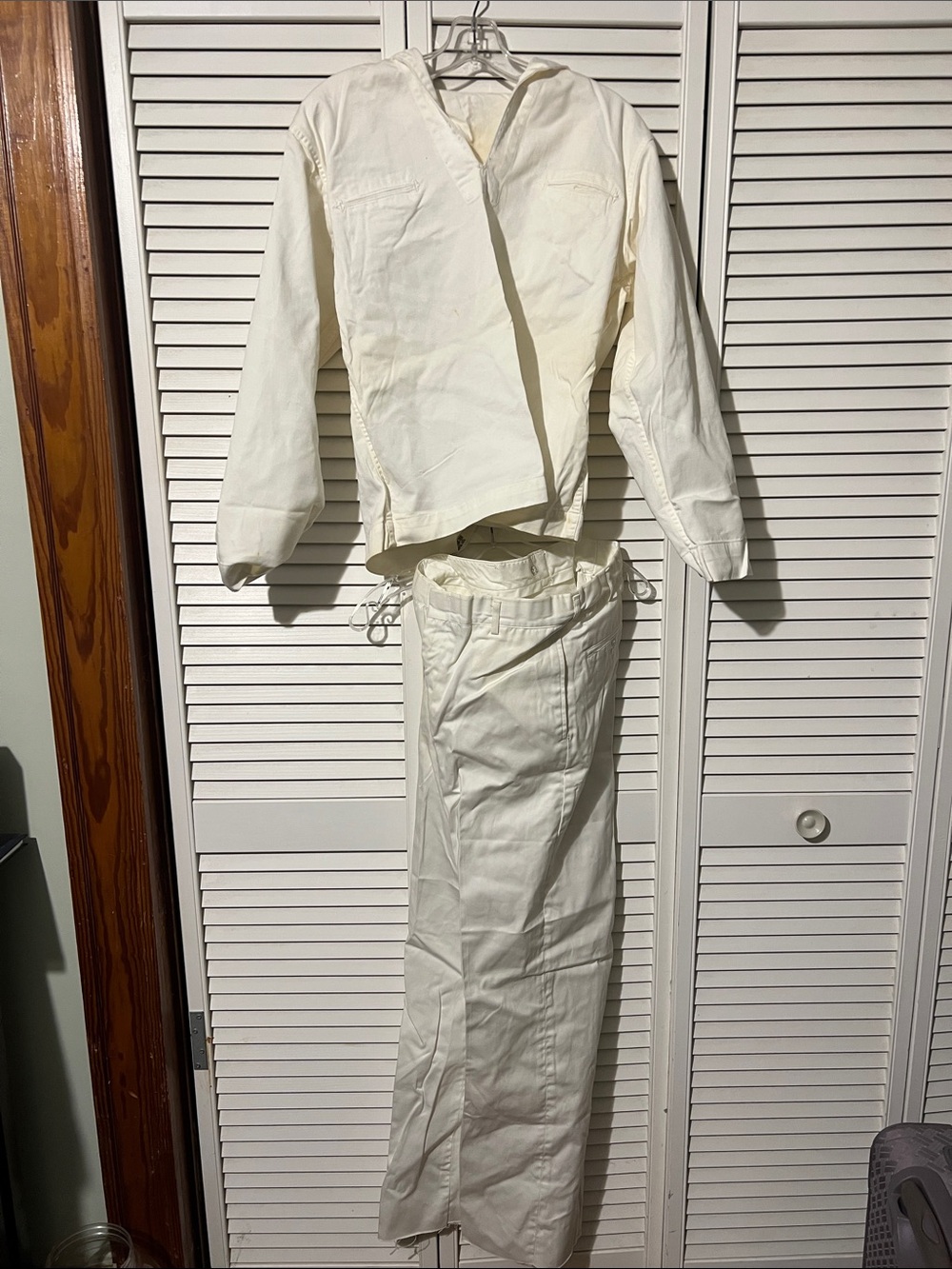 1970 Vintage U.S. Navy Dress White Sailor Uniform – Crackerjack Jumper & Pants